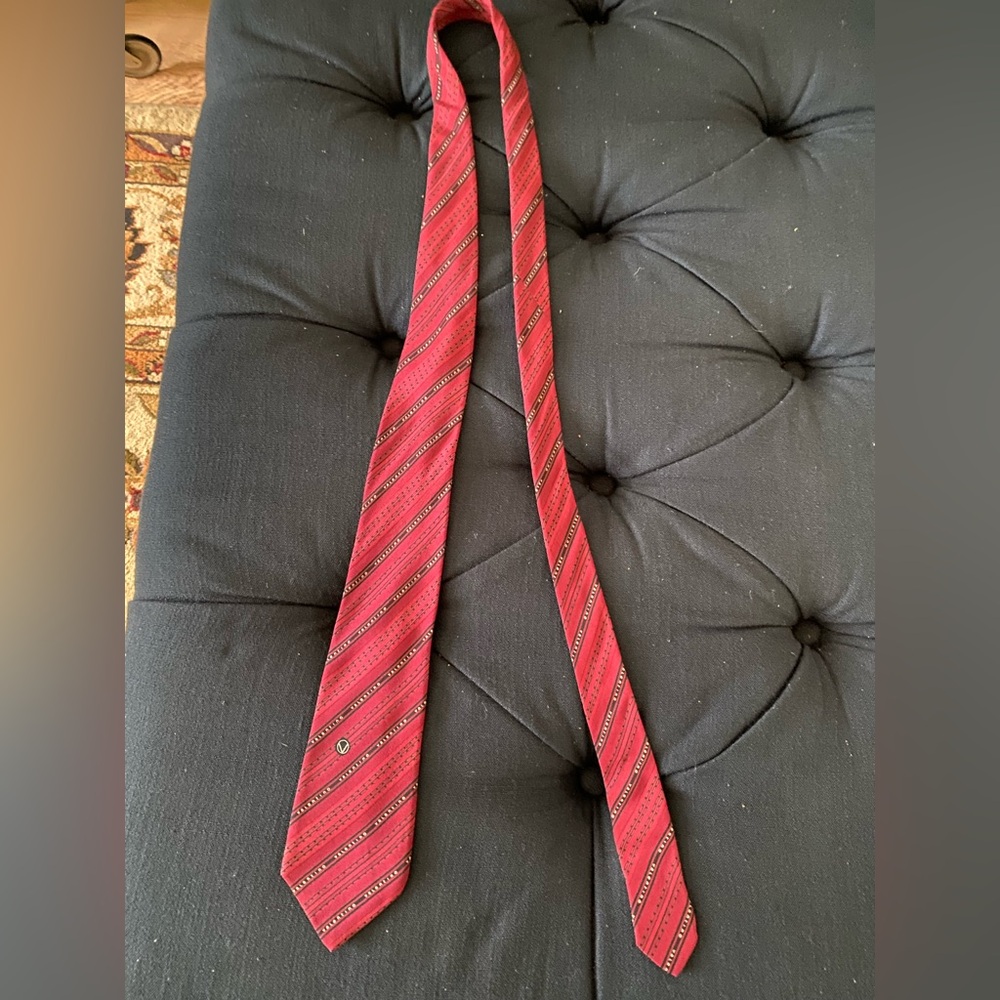 Valentino Vintage Silk Red Men's Tie